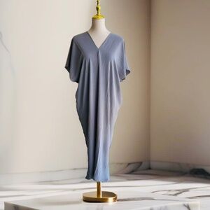 0065/ Gray Dress Crinkle Airflow Material